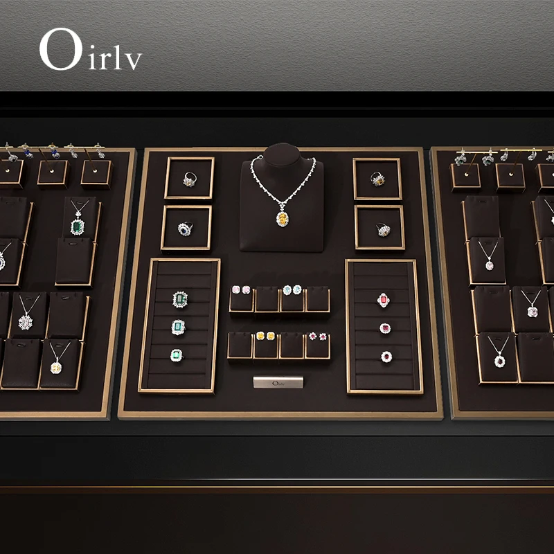 Oirlv Professional Jewelry Display Set Shop Cabinet Display Props for Necklace Display Watch Ring Earring Decoration Rack New - Image 4
