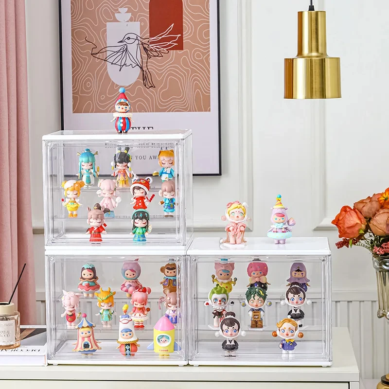 Acrylic Storage Box Handbag Dust-Proof Display Box Fingures Display Rack Living Room Decoration Cartoon Model Display Cabinet - Image 5