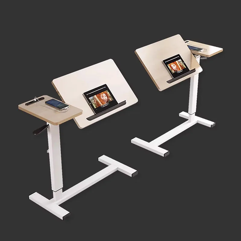Bedside Movable Lifting Desktop Office Desks Computer Table Folding Bed Learning Desk Organizer Bureau 컴퓨터책상 Office Furniture AA - Image 2