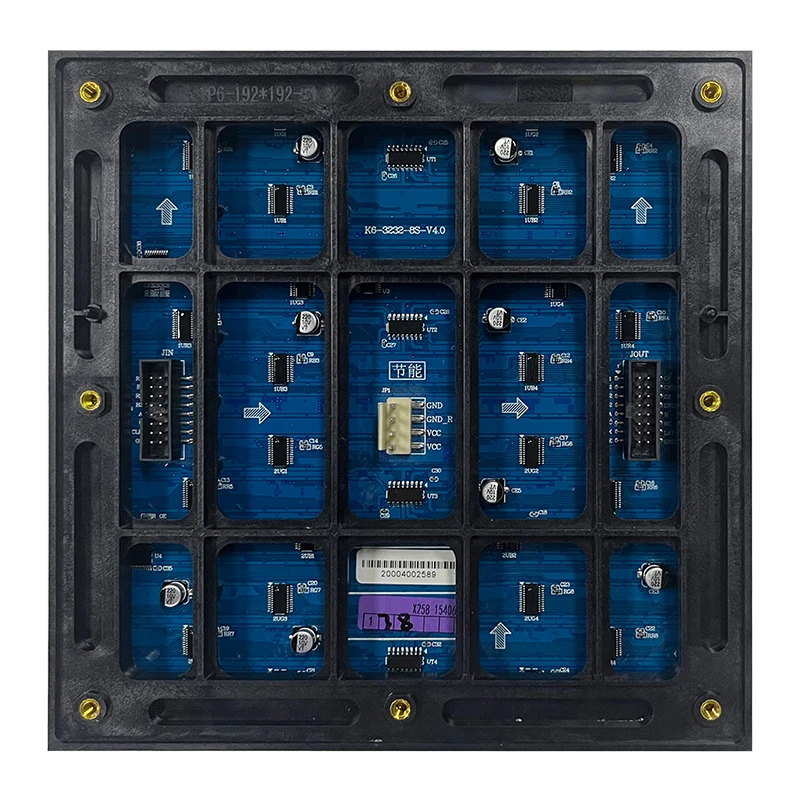 P6 Outdoor LED Display Panel Module 3in1 SMD Full Color 192*192mm 32*32 Pixels 1/8 Scan - Image 4