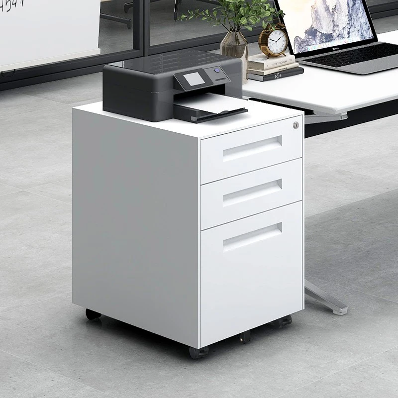 Wholesale 3 Drawer File Cabinet metal Cabinet moving storage with Lock Pedestal Mobile Cabinet