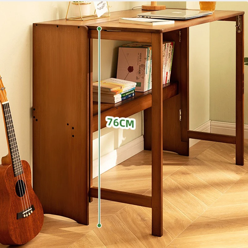Office Desks Bamboo Folding Desks Computer Bedroom Bedside Desk Writing Work Desk Modern Portable Brief Tables Home Furniture - Image 6