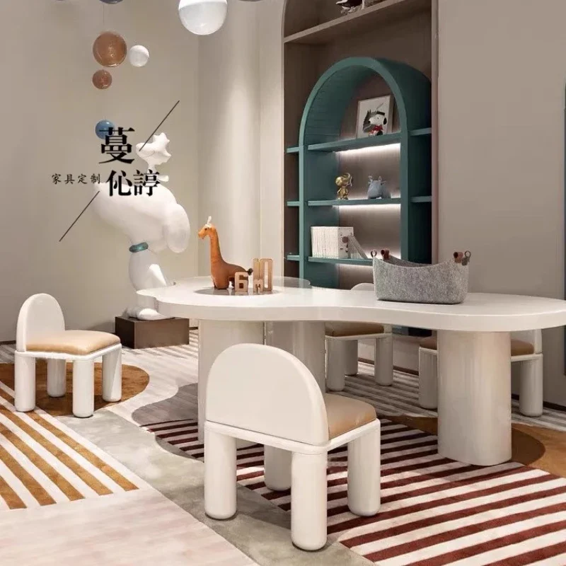 Children Desk Childrens Furniture Table Tables Study School Supplies Chair Kids Room Child Children's Bureau Enfant Classroom - Image 6