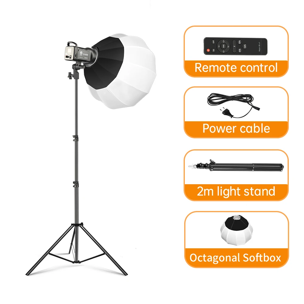 100W Photography LED Video Light Daylight-Balanced Sun Lamp for Portrait Flash Studio Accessories Youtube Live