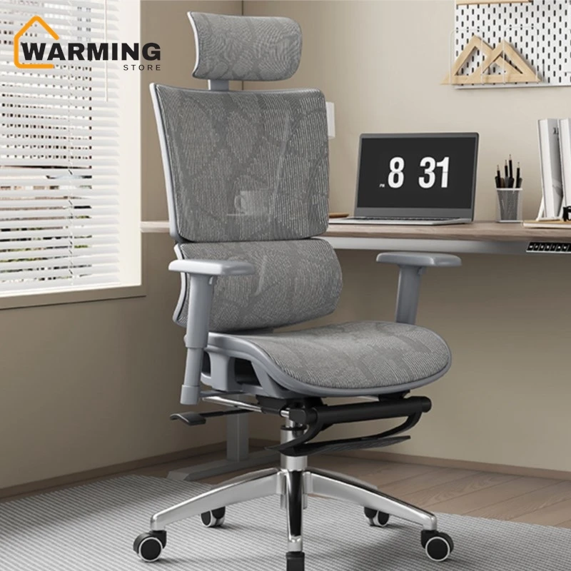 Warming Ergonomic Chair For Prolonged Sitting Comfortable Office Chair E-sports Chair Adjustable For Lying Down And Lifting 2024