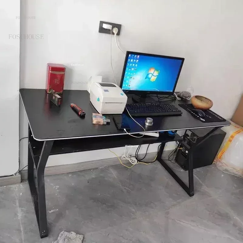Home Bedroom Workbench Gaming Tables Simple Dormitory Desktop Computer Desks Office Furniture Student Study Writing PC Desk GM - Image 5