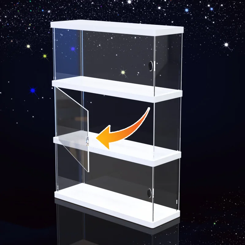 Blind Box Display Cabinet Storage Display Rack Hand-Made Dust-Proof Acrylic Transparent Display Box Storage Building Block Rack