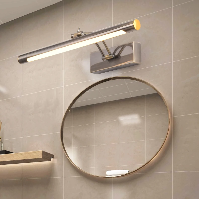 Mirror Wall Lamps Bathroom Modern Wall Lights 43CM 55CM 9W 12W Toilet Wall Mounted Lighting Fixtures Sconces Indoor Bedroom - Image 3