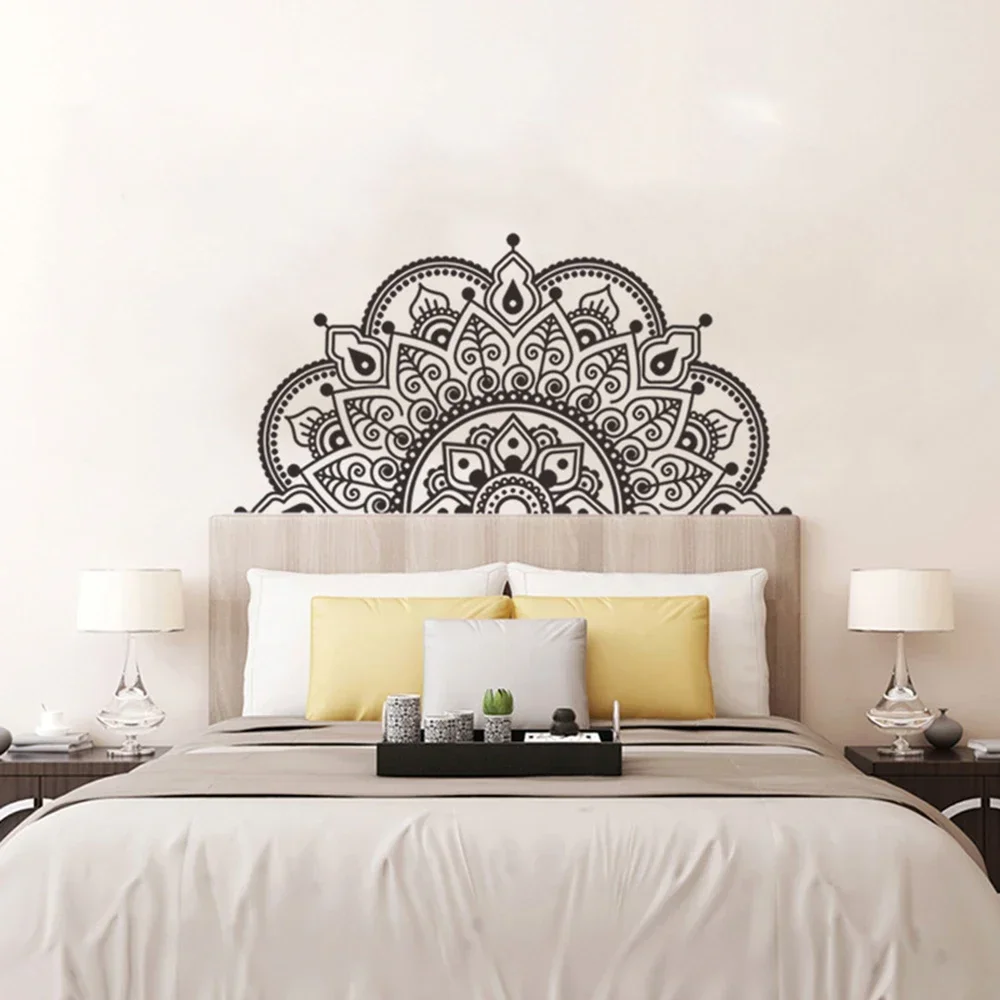 28*57cm Removable Mandala Art Vinyl Wall Stickers Home Room Decal Headboard Decoration Home Decoration Stickers - Image 3