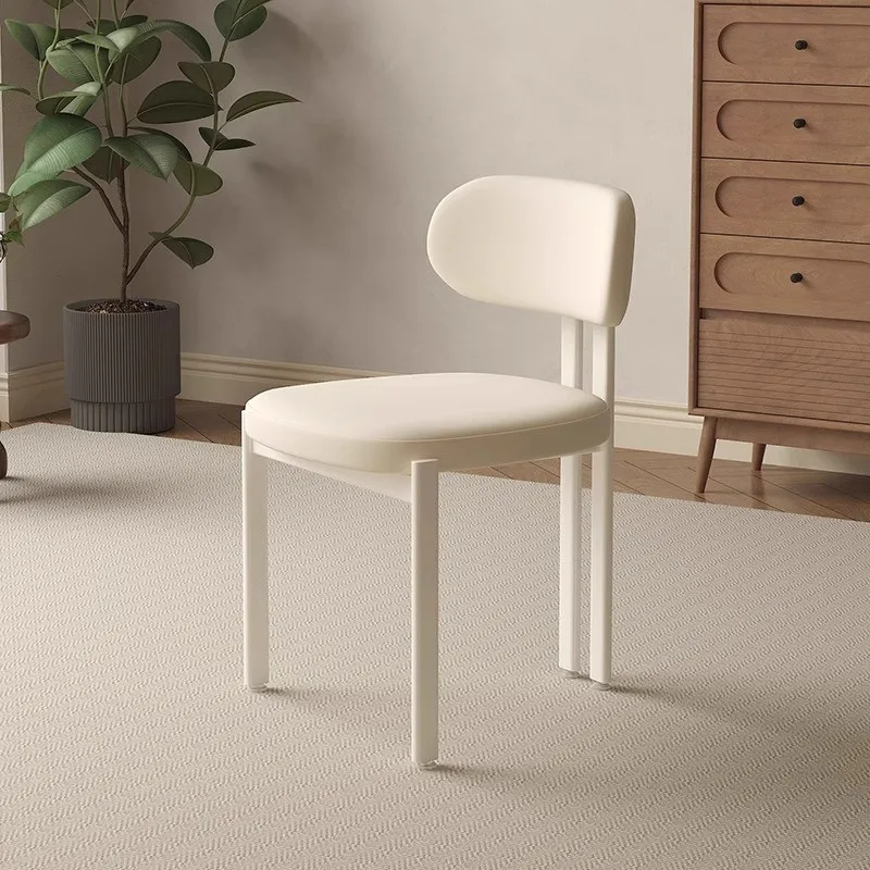 Dining Chair Modern Minimalist Designer Chair Italian Minimalist Backrest High-end Stool Furniture Kitchen Furniture Living 2024