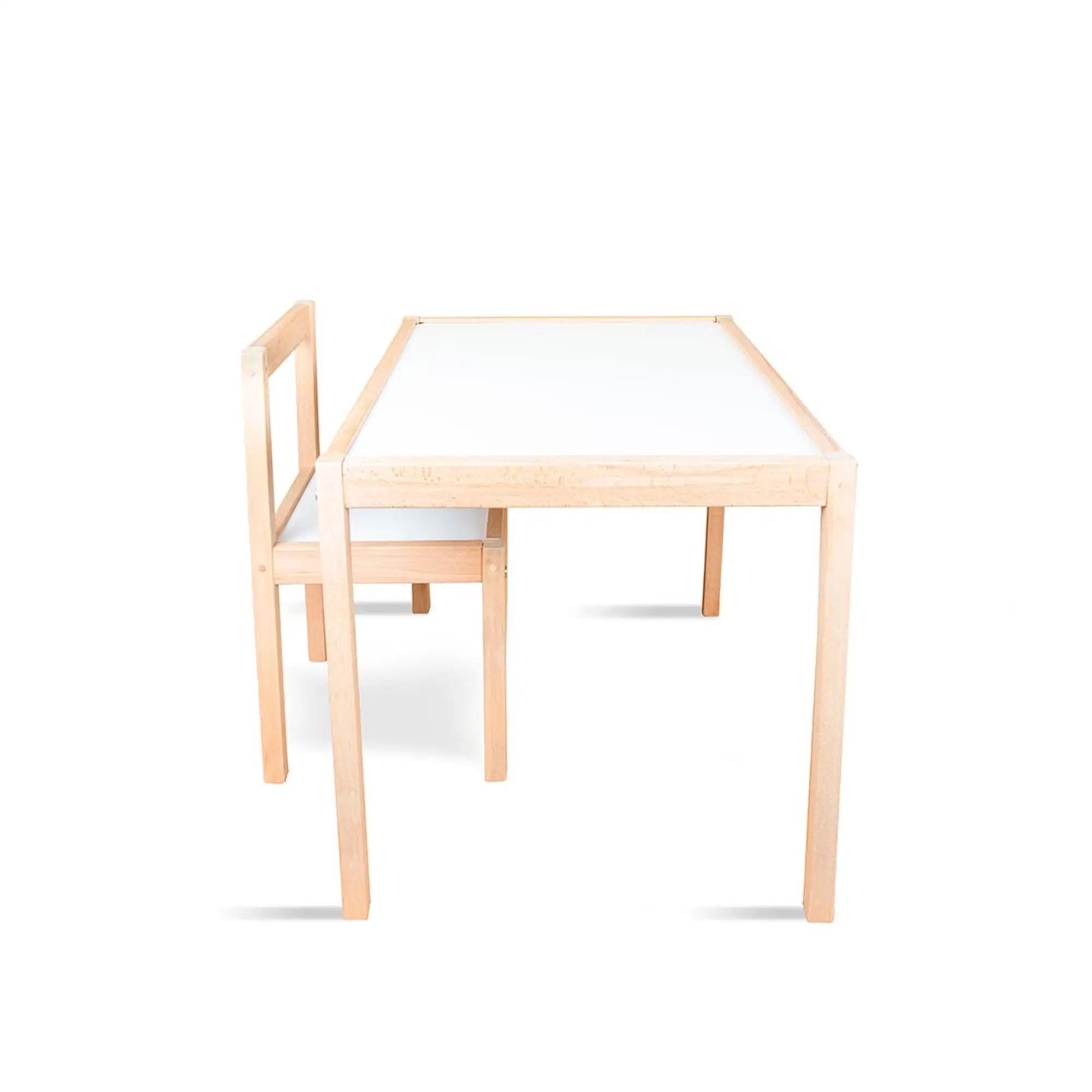 Wood Table Activity For Baby 2 Chair Set Kids Table Children's Seat Play Hobby Accessories Furniture Bebe Girl Boy Mother - Image 6