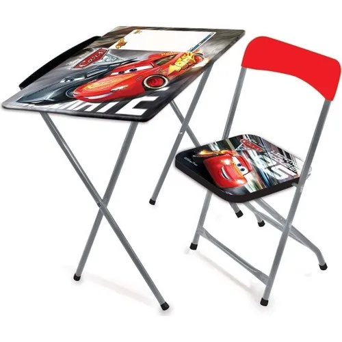 Furkan Toys Cars Licensed Table Chair Set-with Writing Board & Pencil