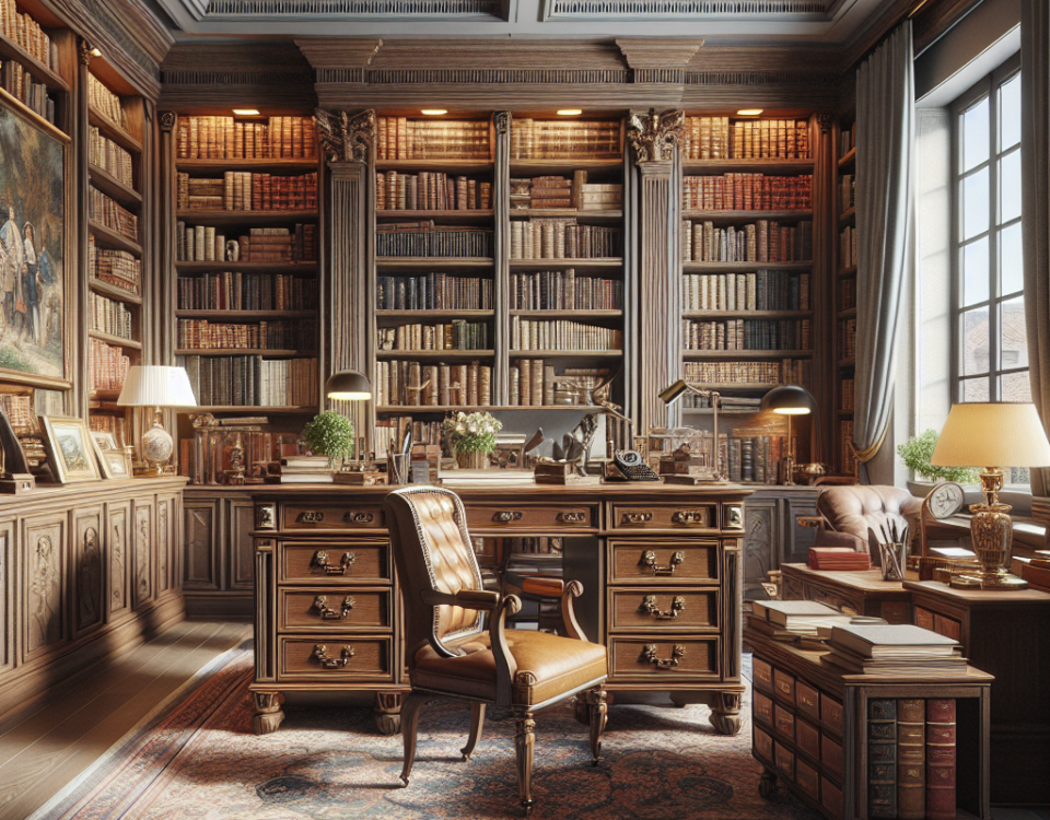 Luxe Libraries: Designing Sophisticated Home Study Spaces