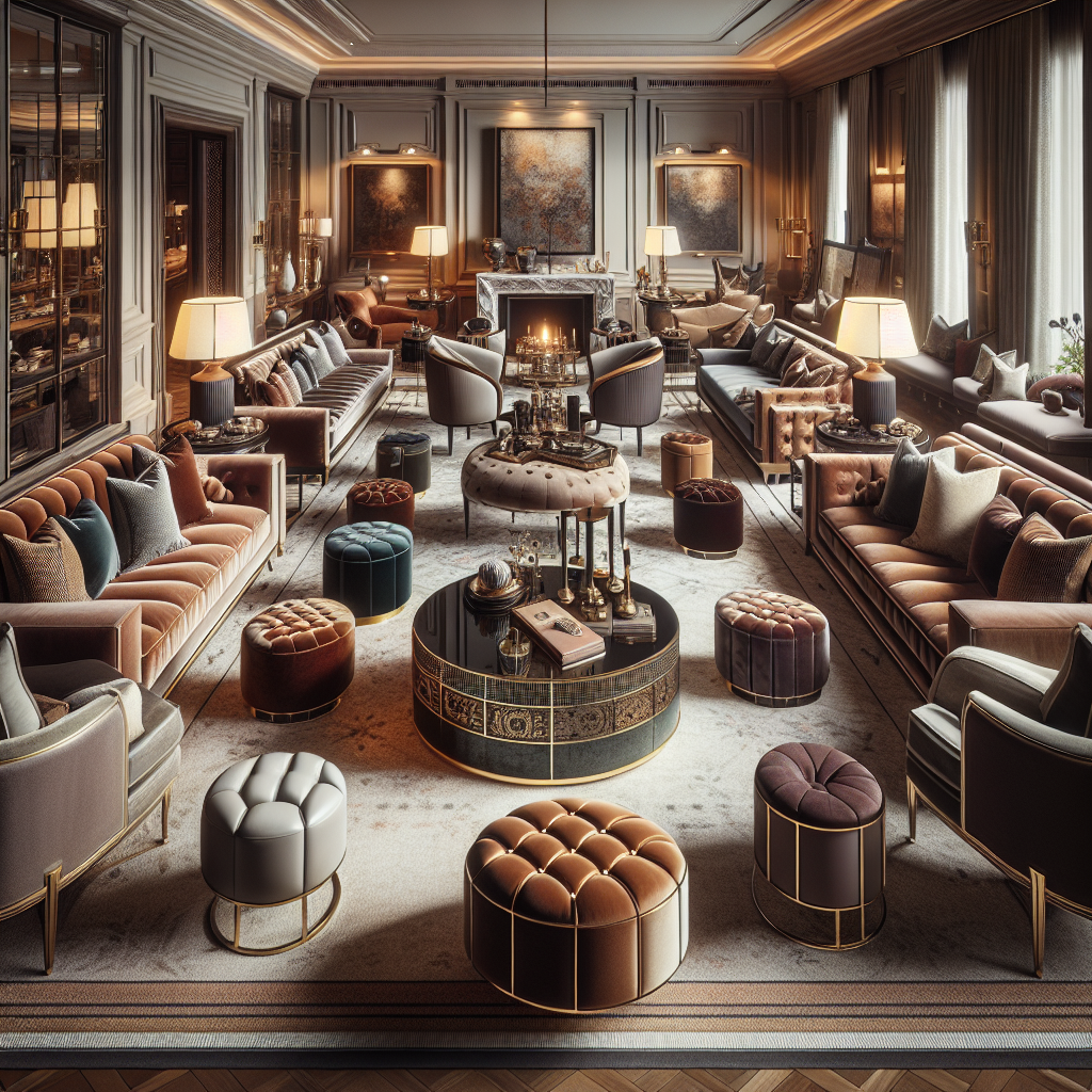 Luxe Lounging: The Art of the Perfect Seating Arrangement