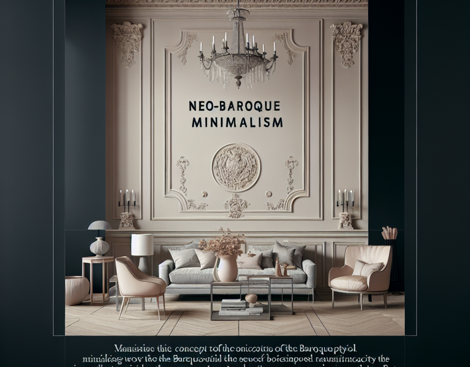 Neo-Baroque Minimalism: Ornate Simplicity in Modern Luxury