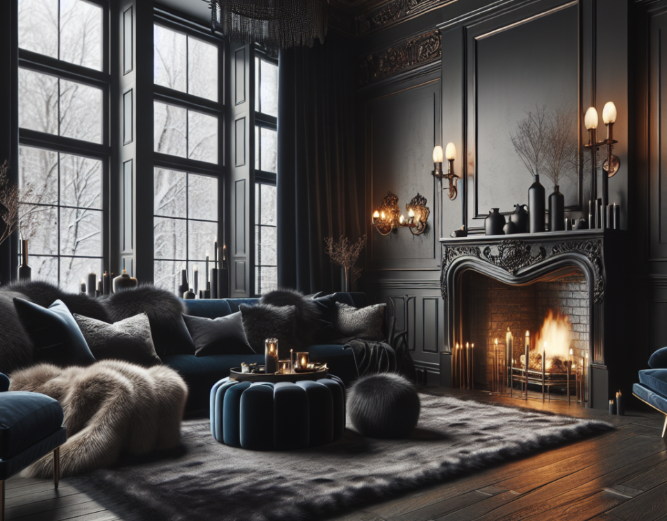 Nordic Noir: Dark Scandinavian Luxury for Dramatic Interiors