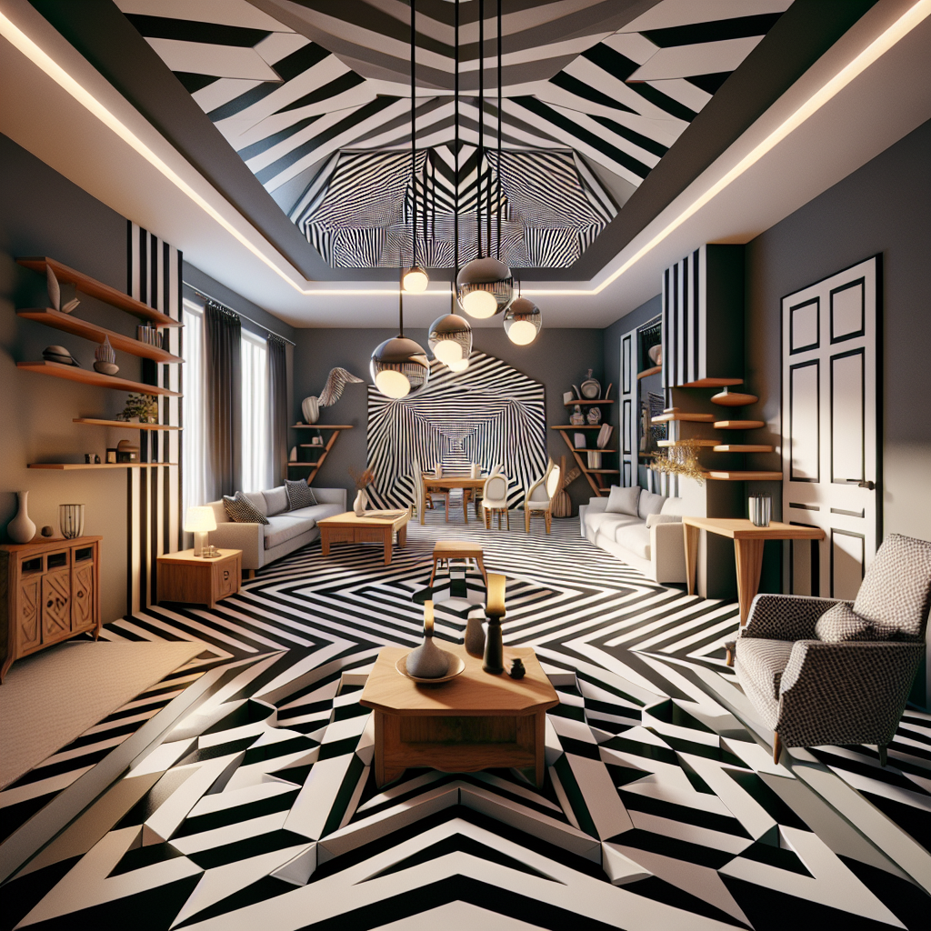 Optical Illusions: Playing with Perception in Interior Design
