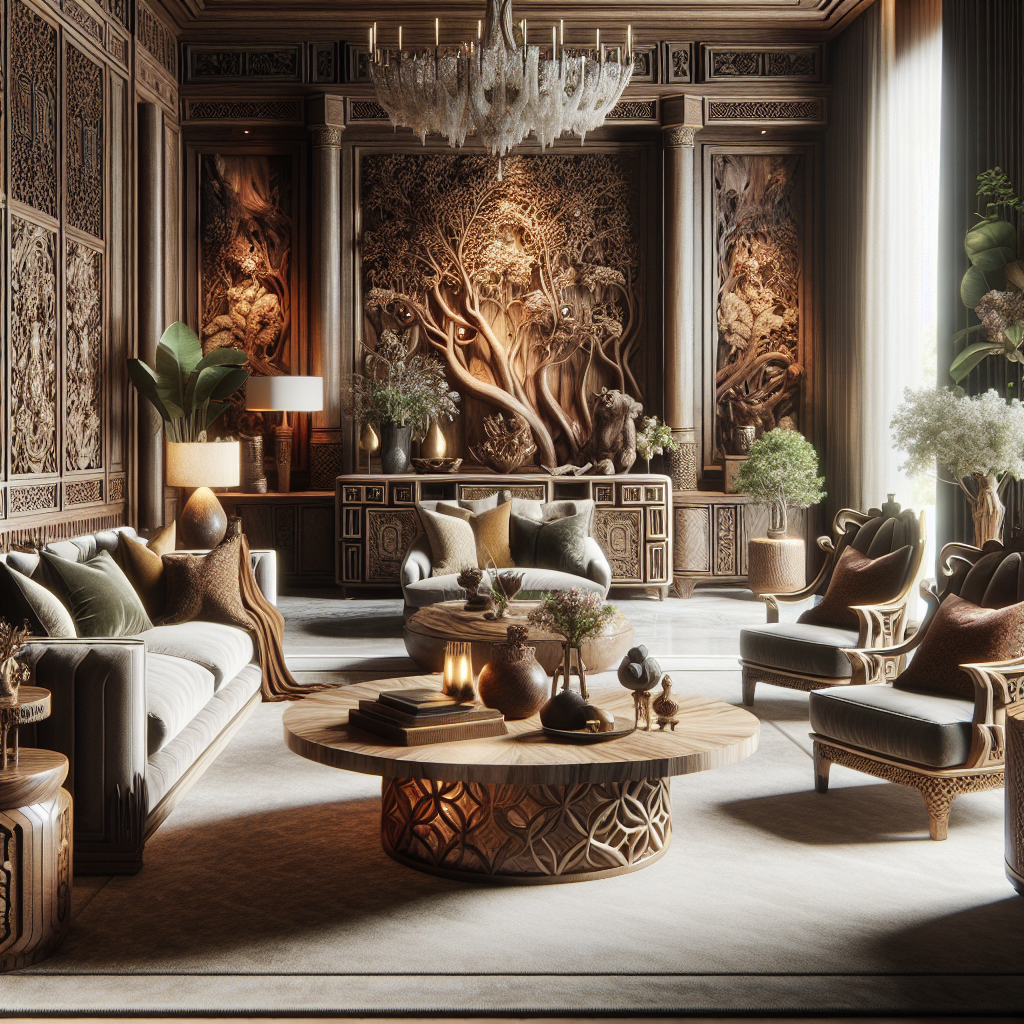 Opulent Organics: Natural Materials in High-End Furniture Design