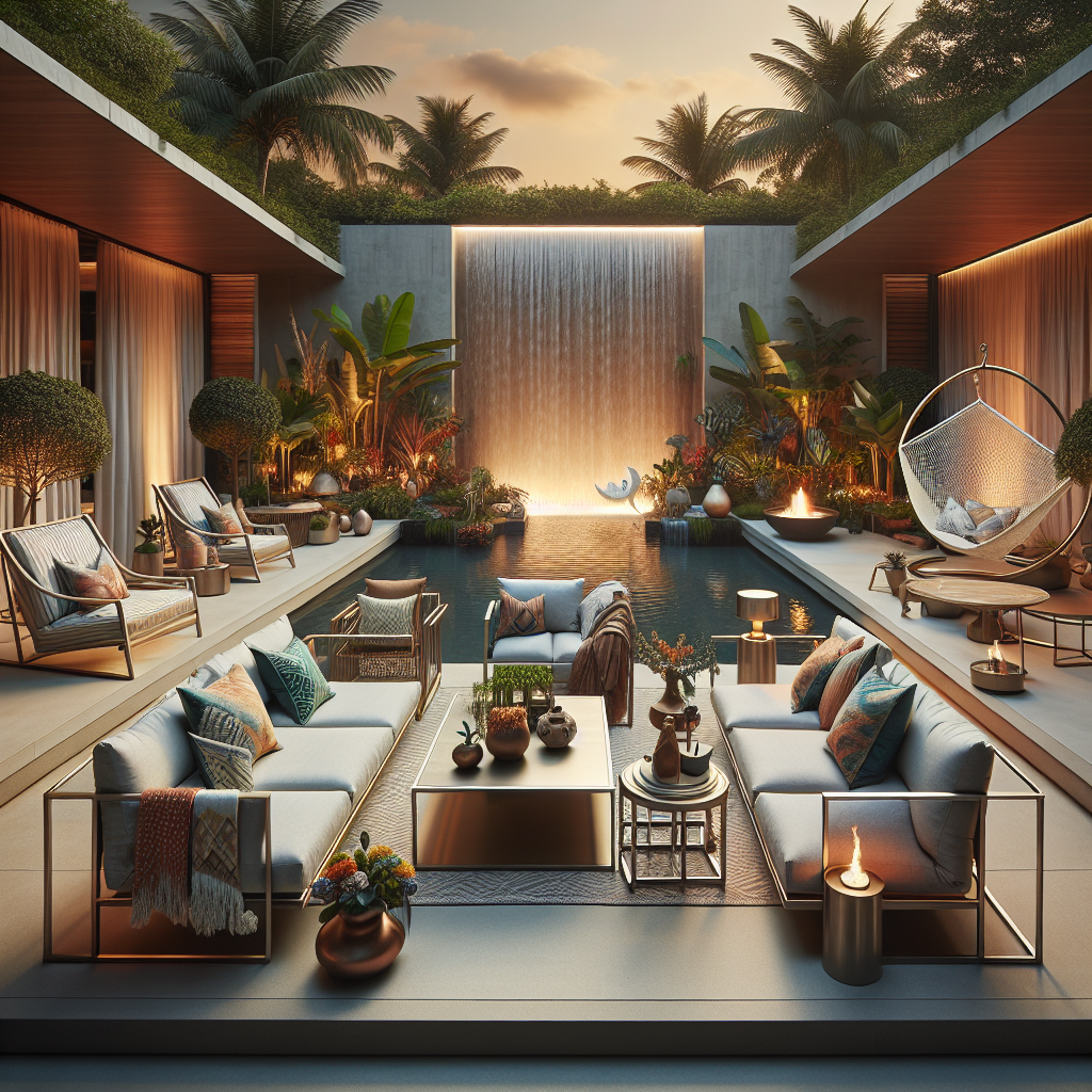 Outdoor Opulence: Luxury Furniture Trends for Exterior Spaces