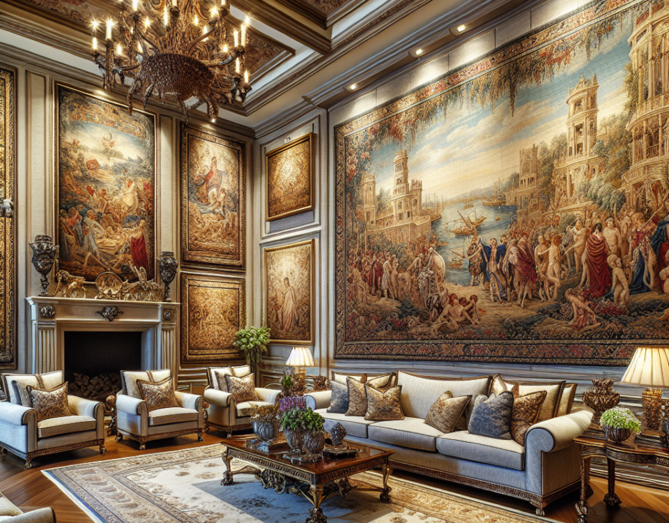 Textile as Art: Tapestries and Wall Hangings in Luxury Homes