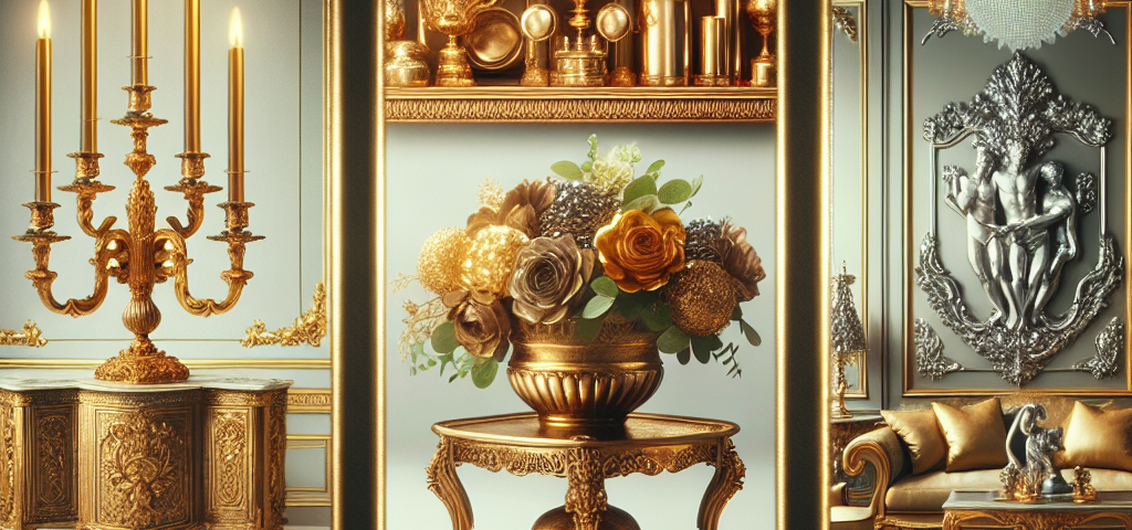 The Alchemy of Metals: Gold, Silver, and Bronze in Luxury Decor