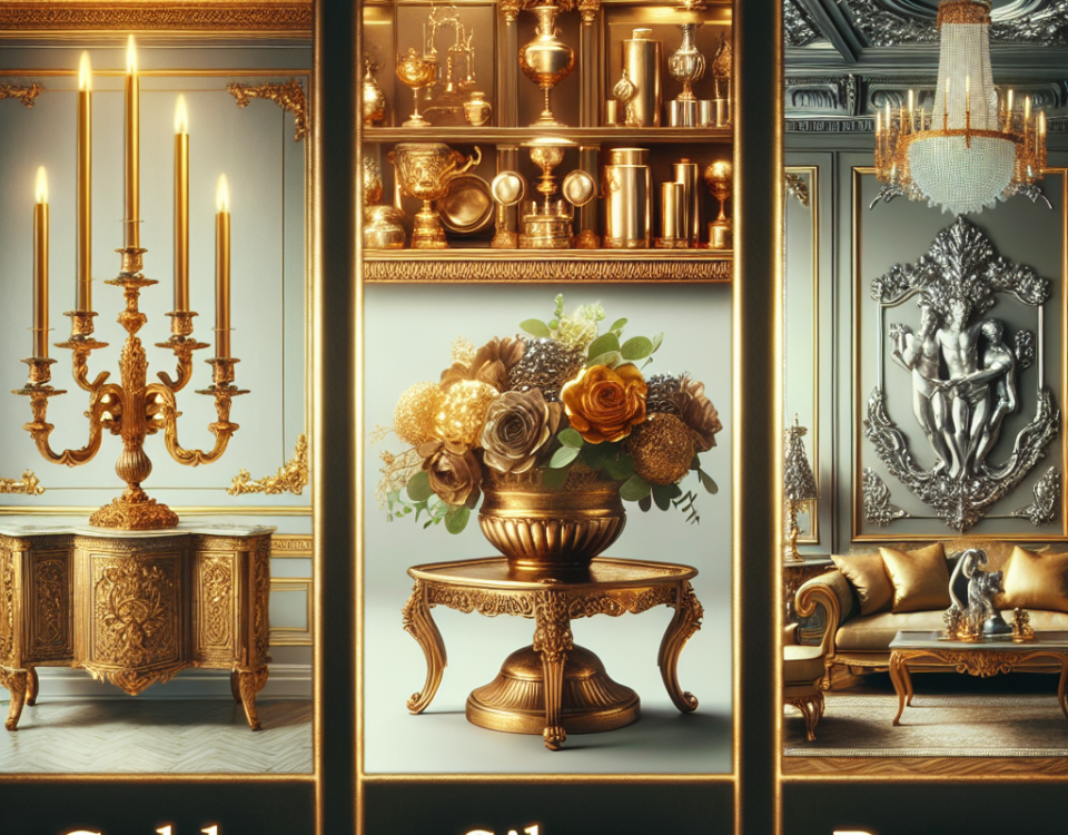 The Alchemy of Metals: Gold, Silver, and Bronze in Luxury Decor