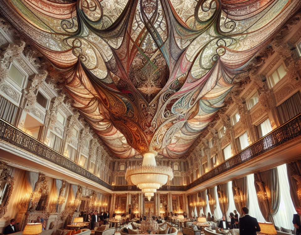The Art of the Canopy: Overhead Fabric in Luxurious Spaces