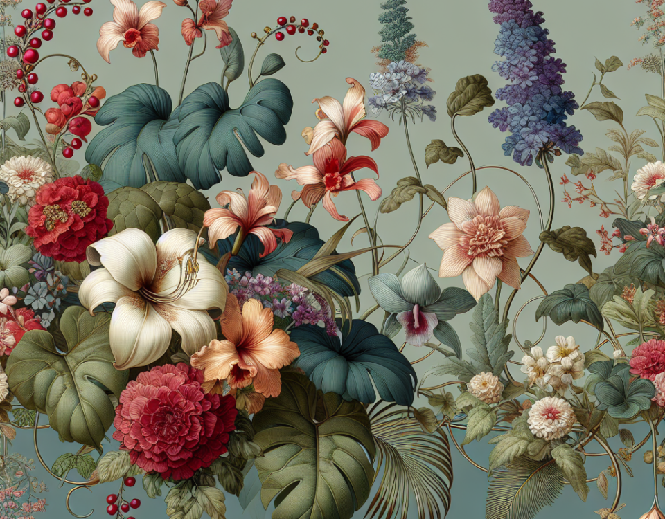 The New Florals: Botanical Patterns in Sophisticated Design