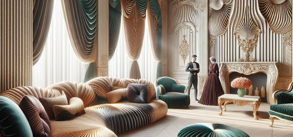 The Power of the Pleat: Folded Forms in High-End Interiors