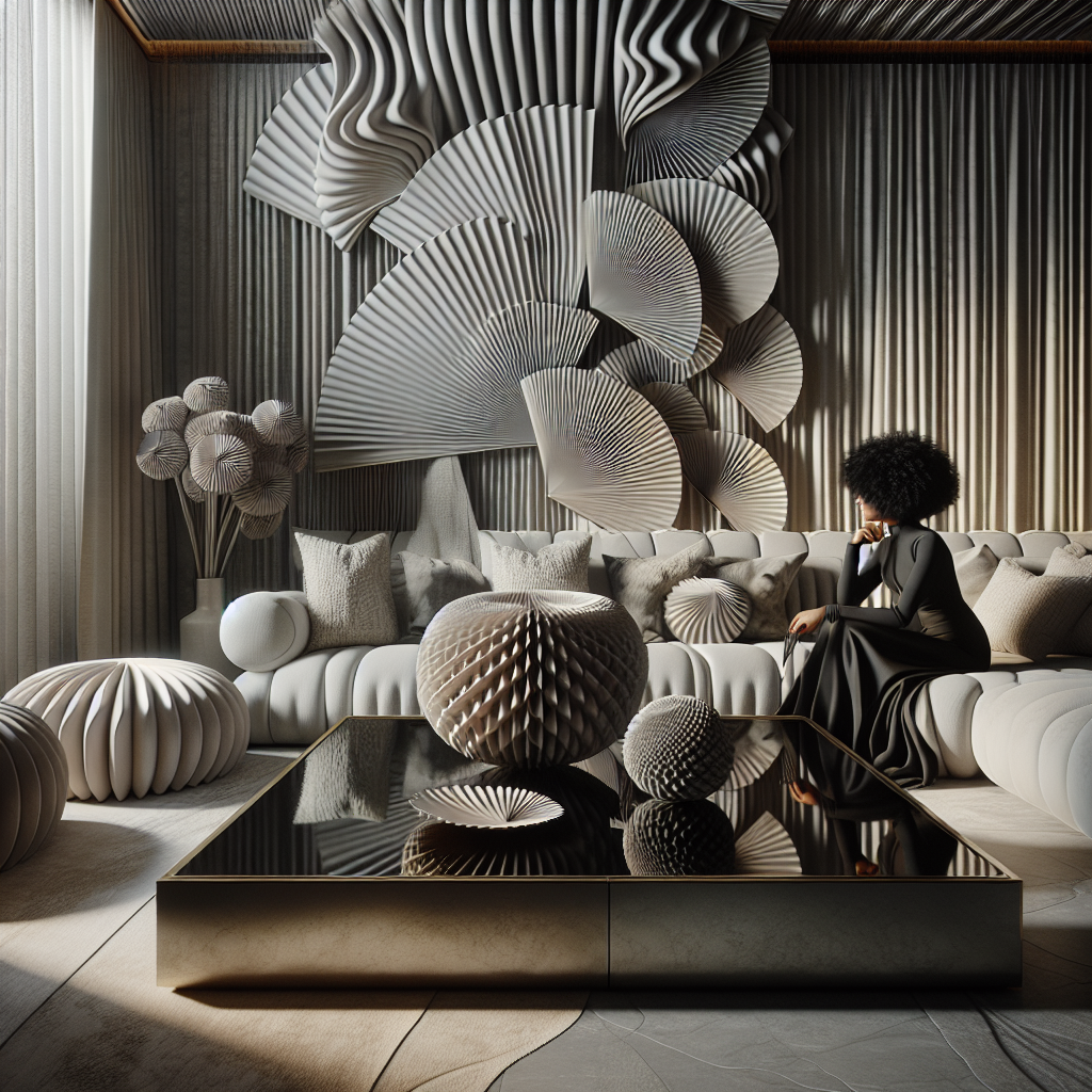 The Power of the Pleat: Folded Forms in High-End Interiors